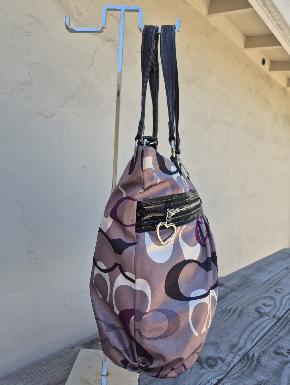 Coach Poppy Daisy Optic Signature Tote. NWOT - Picture 8 of 13